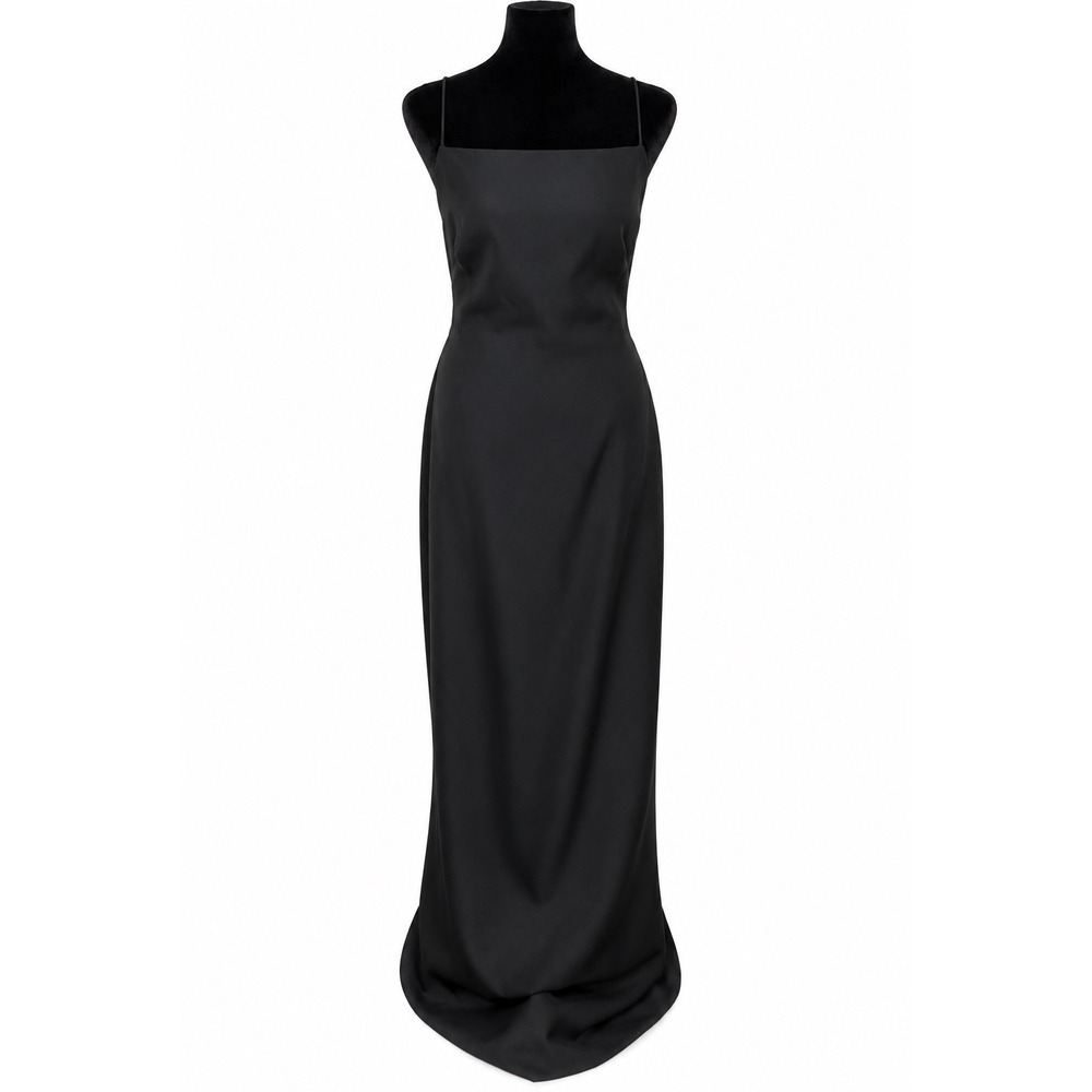 Vintage Vera Wang Gown 10 Black Slip Dress Whimsigoth Fairy Goth 90s Couture